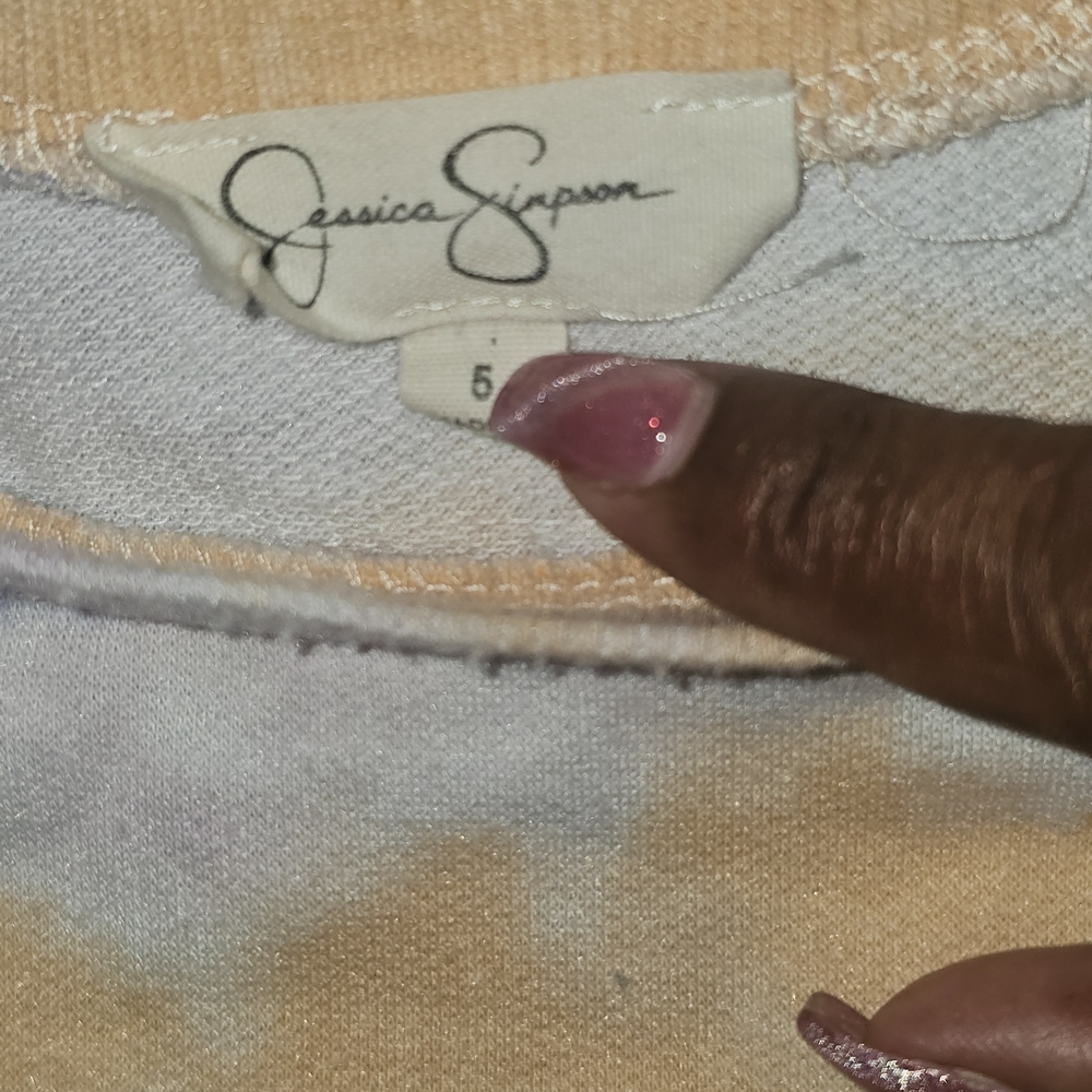 Jessica Simpson Peach and Lavender Top - Picture 4 of 6